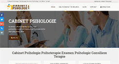 Desktop Screenshot of cabinet-psihologie.com